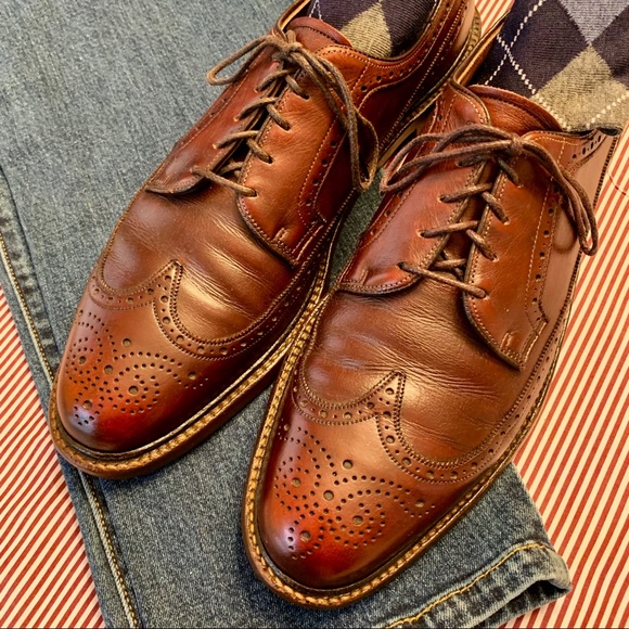 Vintage E.T. Wright Mahogany Longwings, Size 11 A - Picture 3 of 9